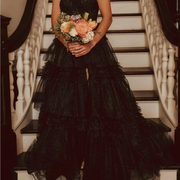 Beautiful NWT Black size 2 Prom Dress! - Picture 13 of 14